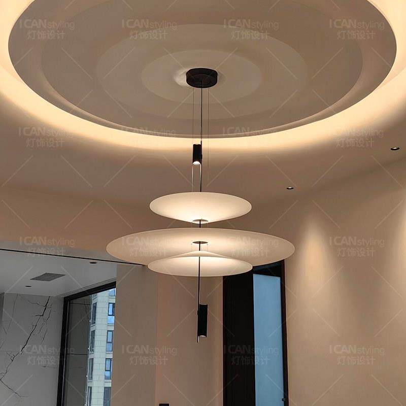 现代简约创意飞碟餐厅吧台吊灯高端设计师款火烈鸟书房艺术客厅灯,家装灯饰光源,餐厅吊灯,淘宝优惠券,粉丝福利购,淘宝优惠卷