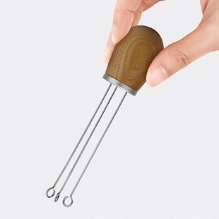 布粉器咖啡粉结块打散器搅拌棒咖啡机辅助工具 不锈钢咖啡布粉针式