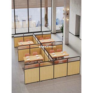 餐厅甲板隔断锻铁玻璃阻隔栅栏火锅餐厅餐厅简单过道屏风金属半墙