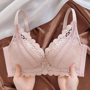 名媛内衣女套装调整型小胸平胸专用文胸加厚聚拢上托不空杯防下垂