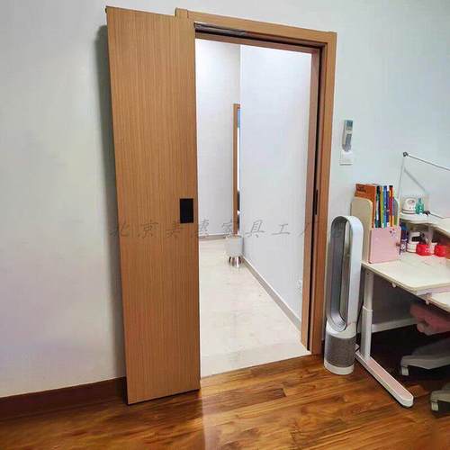 折叠门PD门无下轨平移门厨房厕所隐形门180度平折门小户型卧室门