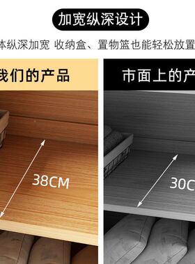 五斗柜餐收柜厨房收纳碗柜家用客厅靠约墙储物柜卧室抽边ROZ屉式