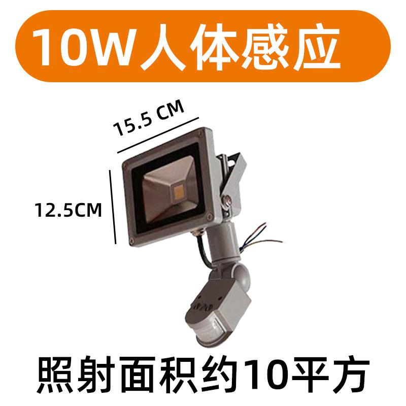 感应TGP-005投光灯跨境11车0V宽电压人体用雷达感应灯家庭院库照