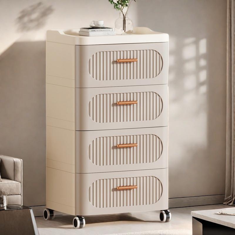 加厚屉抽436式收纳柜用客家厅五斗柜卧室夹缝物柜多层床头储置物