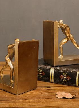 猫式欧人物书挡工创意埃及7124N书立家居电视柜书房办公室书架装