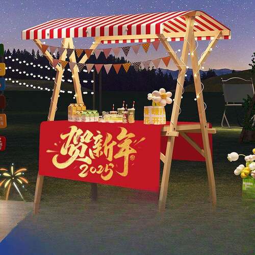 集市摊摊架摆摊展示架地摊移动位折车叠位夜市架无品牌/子花车促