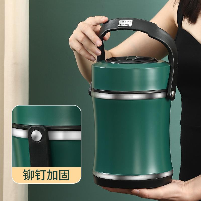 保温饭盒小秋冬季不锈真空班超长24时上族多层WNR-25打钢饭桶大容