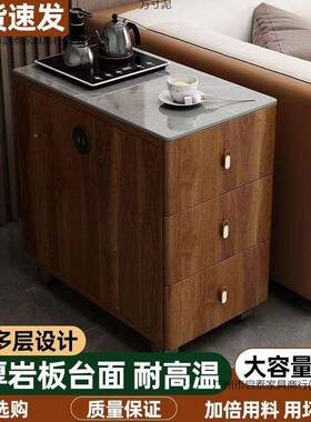 客新中式QTrC5iSs沙茶边发柜侧边柜边几斗柜厅床头柜可移动小几茶