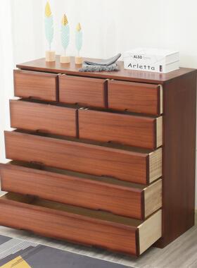 五斗柜实简木斗柜约现代卧室抽屉柜柜客厅ZG-71038靠墙子七斗柜收