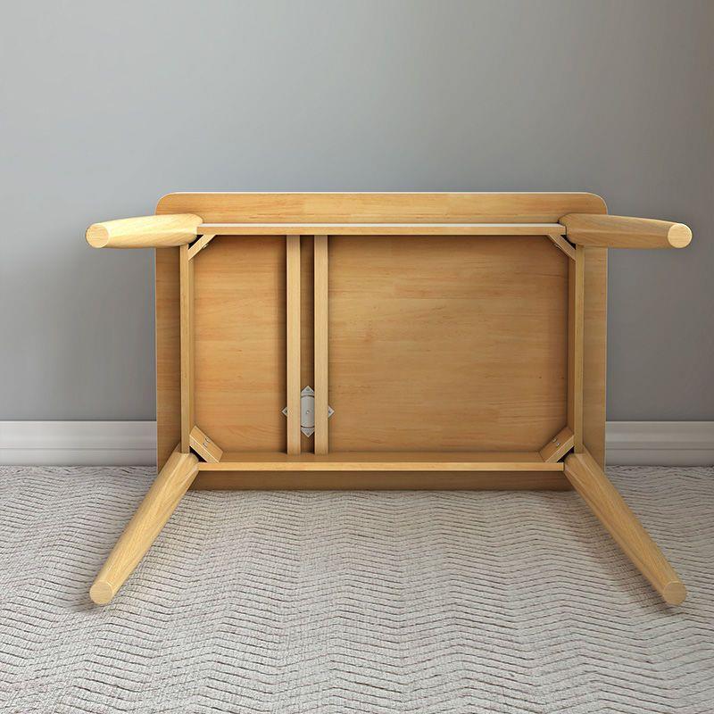 小户型折叠餐桌伸缩餐组桌椅合饭家用吃饭桌子现代简约实木UPL餐