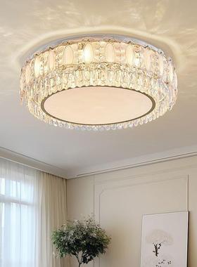 全光谱客吸厅奢顶灯水晶灯款现代简约大气2000125年新轻圆形卧室