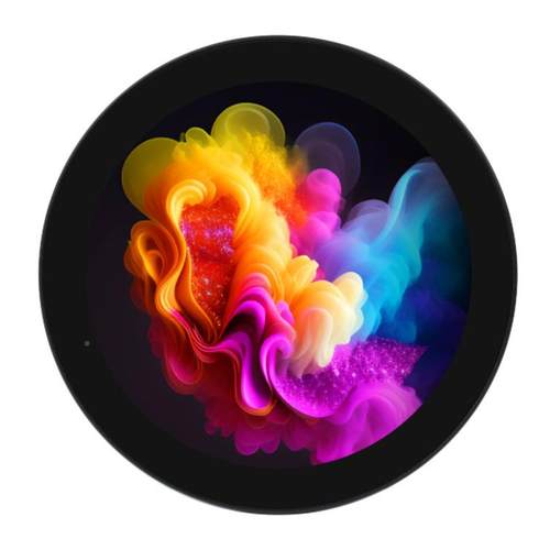 4英寸D圆形电触S控显示IRDN屏十点容触摸I2C接口IPS显示面板720×