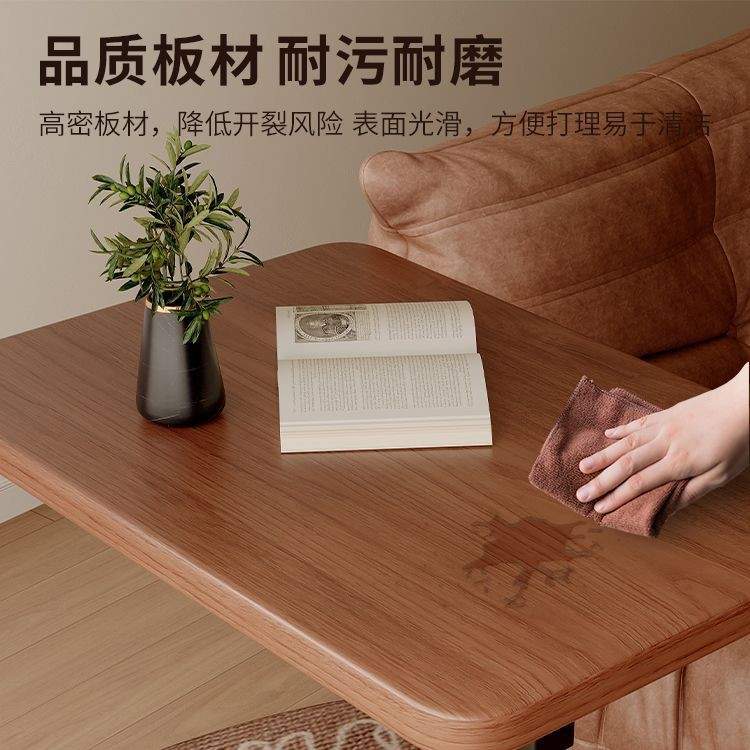 2025新款网红床边桌可移动升降电脑桌客厅沙发边几折叠式书桌