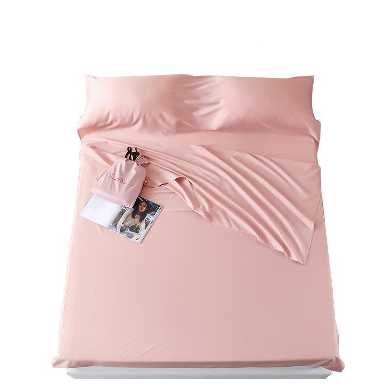 A类100棉酒店隔脏睡袋旅行出差宾纯馆用YWM体床单被套一式床罩便