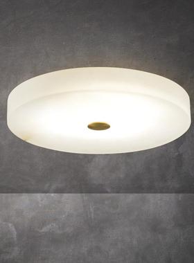 云led吸顶灯新现代石TB-61657中式卧室书石房全铜灯别墅阳台走廊