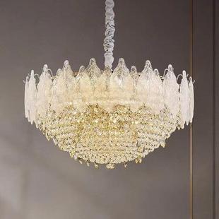 后现代轻奢大气客厅餐厅卧MHD 法 8025水室奶油风灯吊具2025年新款