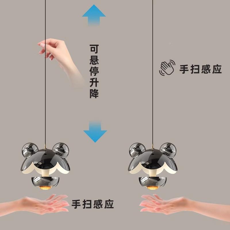 20吊25新款658可升降室灯床头吊灯触摸感应吊线卧小灯现代简约吧