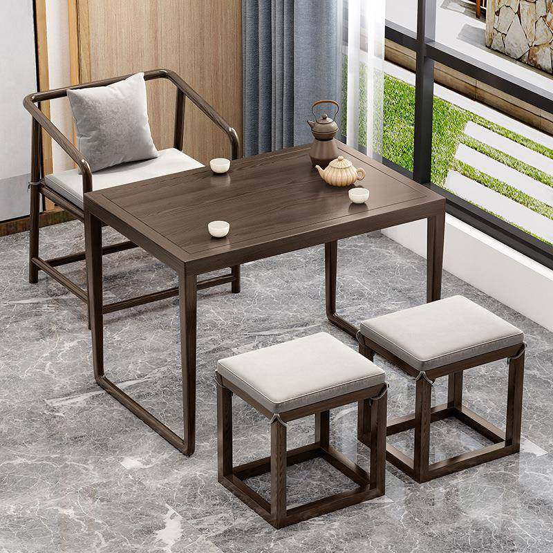 现代约台茶椅组合实木简阳INX易茶几客厅小桌茶台小户简型泡茶桌