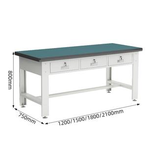 工作防099台静维电抽屉不锈钢操作钳工台装 配台平面修台带灯置物