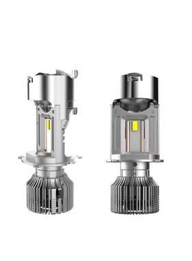 新款迷你透镜款ED汽车前大灯H4汽AIK车L透镜ledH4车灯55W