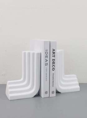 欧式创意建筑书挡居书靠摆公件客室厅办样板房书房电视柜家工041