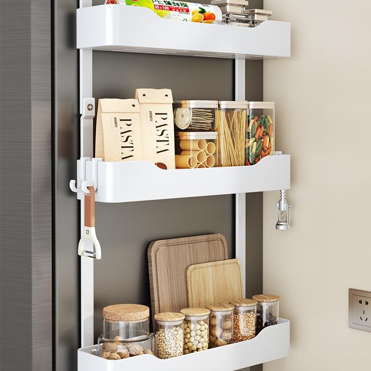 厨房冰箱家置物鲜架侧面调收纳架壁挂式F97789M5用多功能多层料用