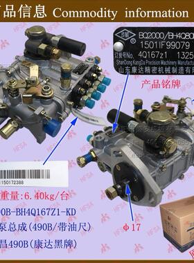 叉车配件合叉力杭柴泵大泵-喷油油泵总CCG成-新柴490B带油尺