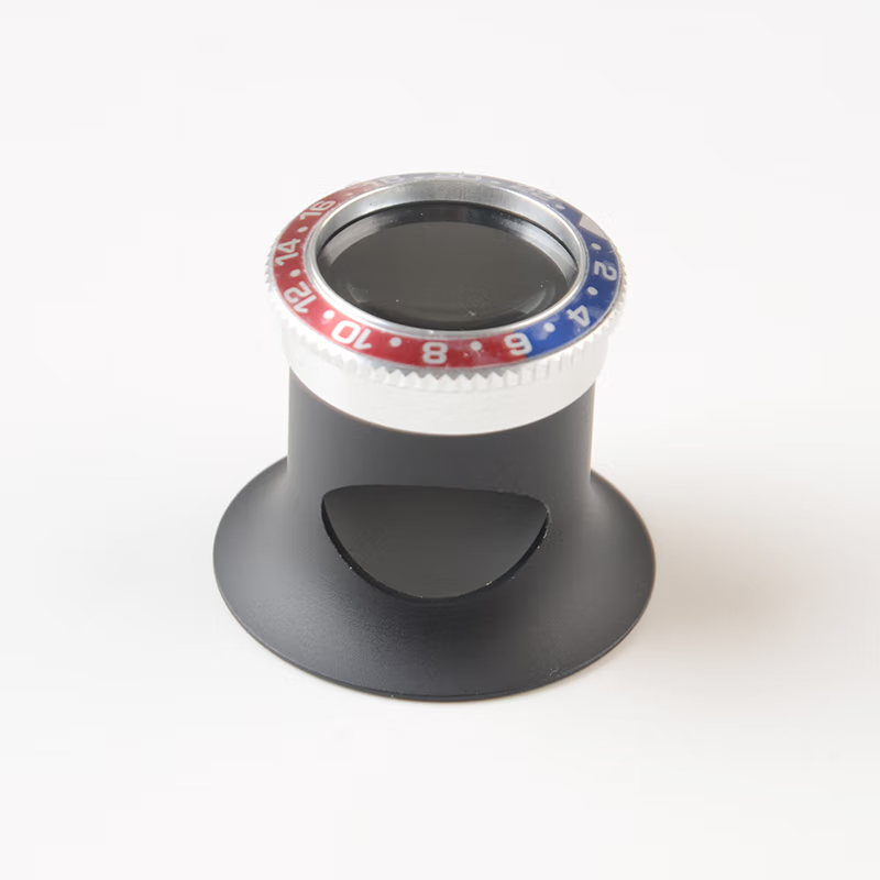 修表工具修表放大镜 铝放大镜3倍5倍10倍防雾收藏鉴赏放大镜