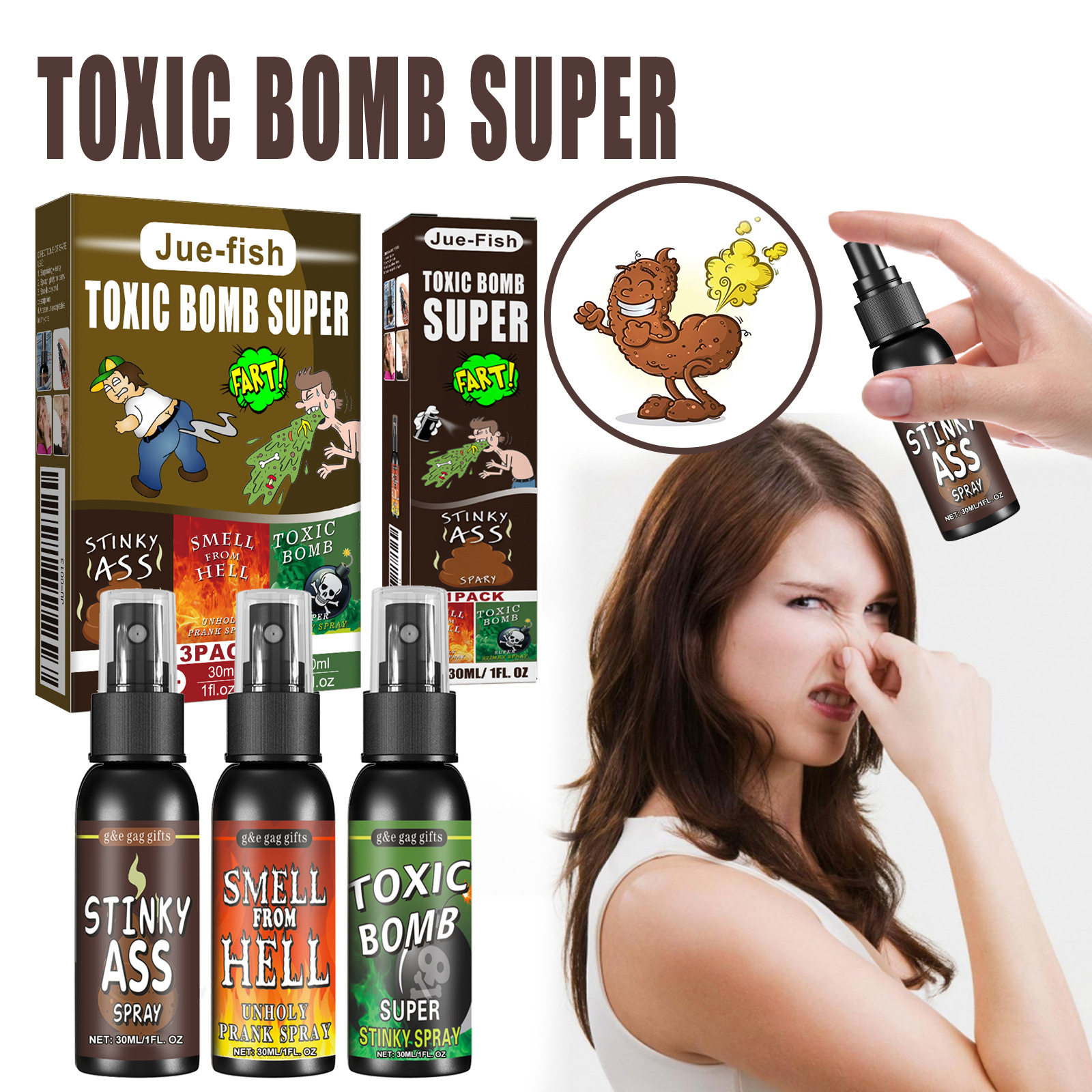 愚人节整蛊臭屁娱乐臭味整人搞笑玩具趣味喷雾娱乐,洗护清洁剂/卫生巾/纸/香薰,香薰喷雾剂,淘宝优惠券,粉丝福利购,淘宝优惠卷