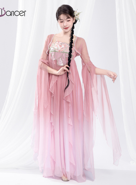 Top Dancer古典舞纱衣飘逸古风舞蹈练功服仙气诃子裙中国舞演出服