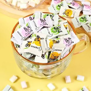 商用招待无糖薄荷糖清新乌龙茶味糖果混合摆盘前台小零食年货婚庆