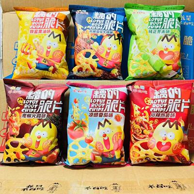 【六种口味】我是不白吃藕的脆片藕片办公室解馋蔬菜小零食50g袋