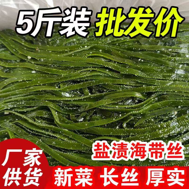 盐渍海带丝新鲜海带丝非特级非干货火锅食材商用海带干海鲜高营养