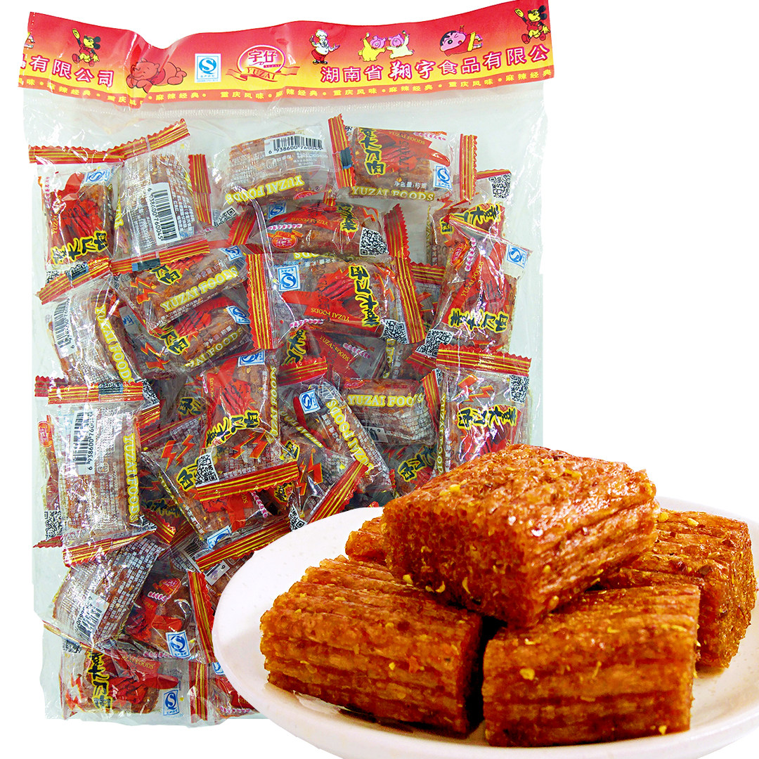湖南特产宇仔大刀肉辣条辣味儿时怀旧童年宿舍麻辣小零食小包90后
