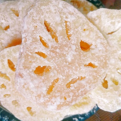 冰糖莲藕片潮汕风味糖藕片喜糖年货蜜饯干果办公休闲零食老式手工