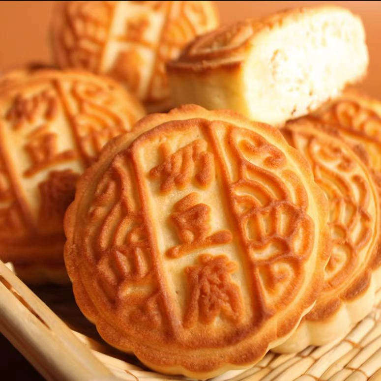 奶皮子月饼内蒙古特产奶酪酸奶零食小吃奶豆腐手工中秋糕点奶豆腐