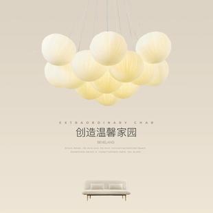 大气大厅灯现代简约个性 客厅吊灯北欧网红ins时尚 家用月球卧室灯