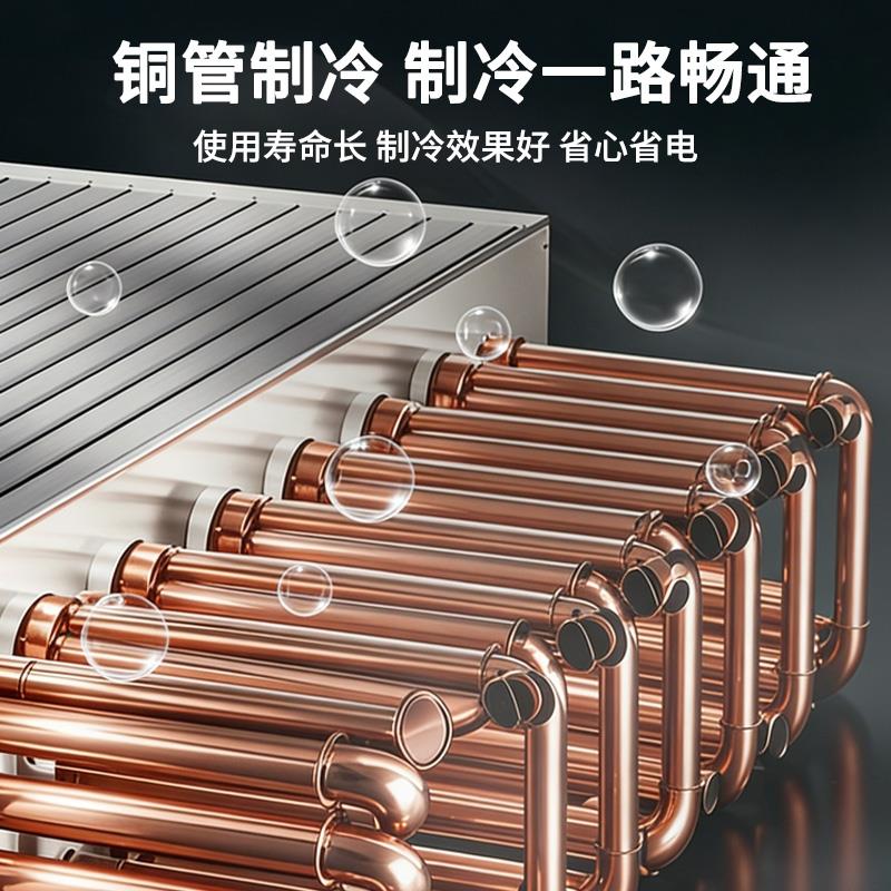 不锈钢冷藏展示柜商用海鲜冰台超市冰鲜台卧式点菜柜冷冻柜保鲜柜