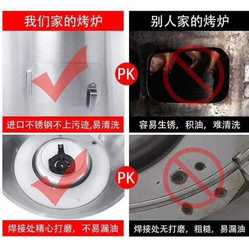 商用烧鸭烤炉不锈钢烧烤吊炉烤鸭炉木炭商用燃气烧鸭炉烤炉不锈钢