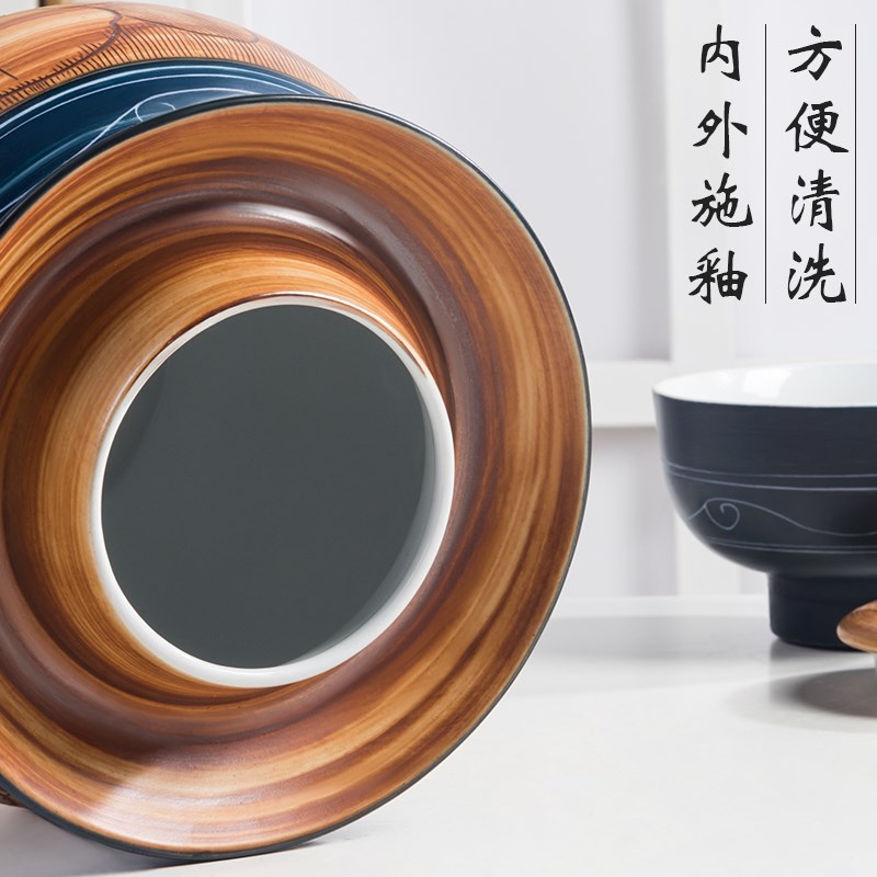 泡菜坛子陶瓷家用有盖土陶老式景德镇腌制罐酸菜咸菜鸭蛋腌菜坛子