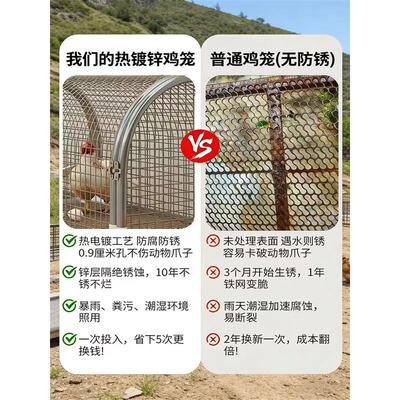 鸡笼子室内外家用大号养鸡笼农村鸡舍鸡窝鸡舍鸡棚铁丝网鸡鸭子笼
