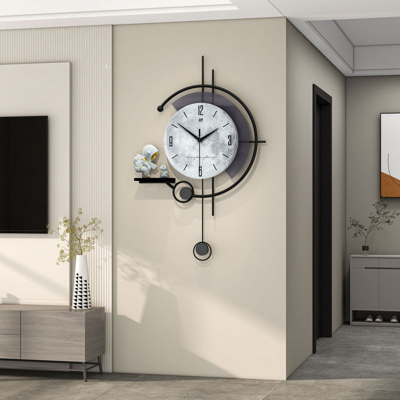 现代简约钟表挂钟客厅2024新款网红大气家用时尚餐厅创意时钟挂墙,家居饰品,挂钟,淘宝优惠券,粉丝福利购,淘宝优惠卷