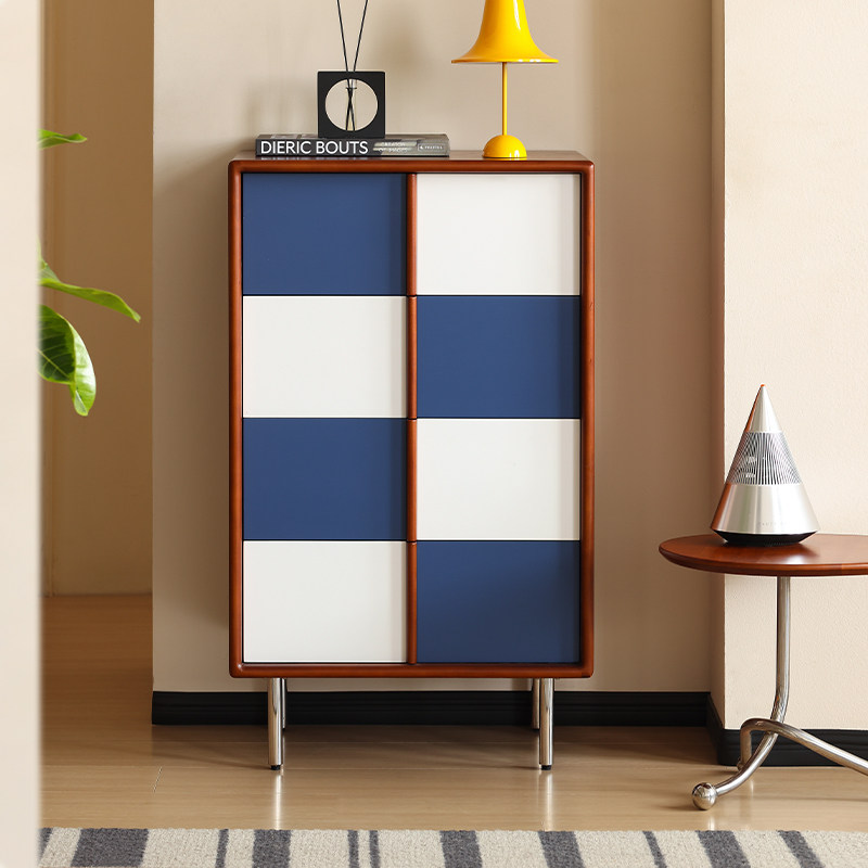 【小万家具】中古拼色四斗柜客厅卧室包豪斯撞色储物柜抽屉收纳柜,住宅家具,斗柜,淘宝优惠券,粉丝福利购,淘宝优惠卷