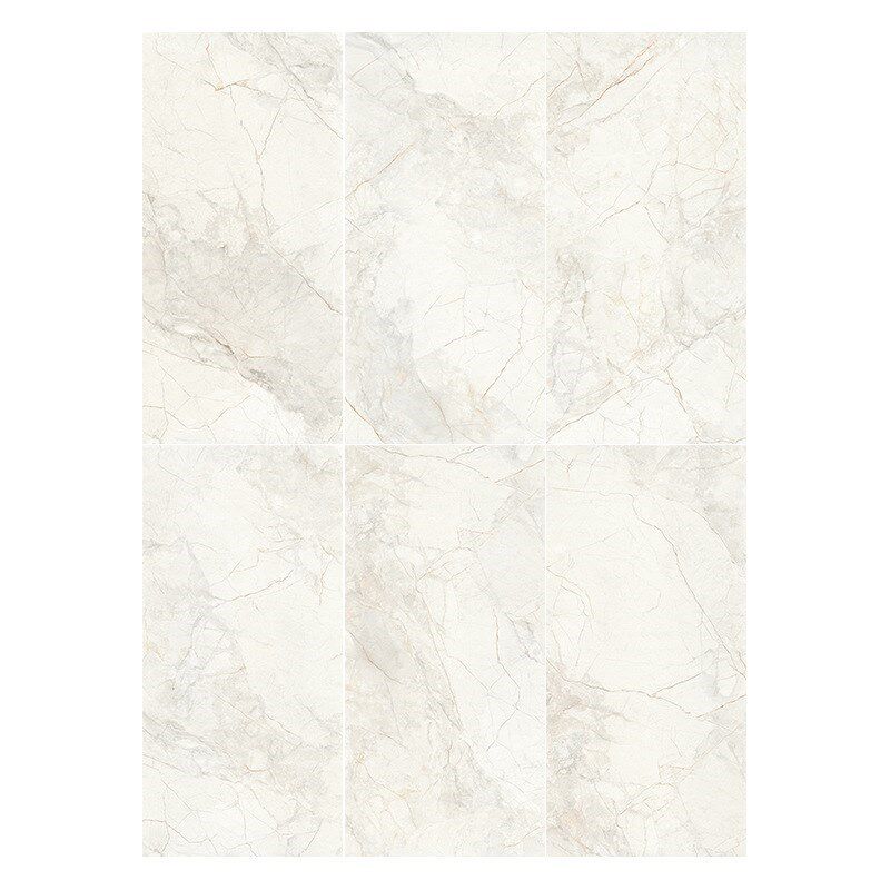 热销通体大理石柔光寒江m雪奶油风600x1200客厅防滑地砖卫生