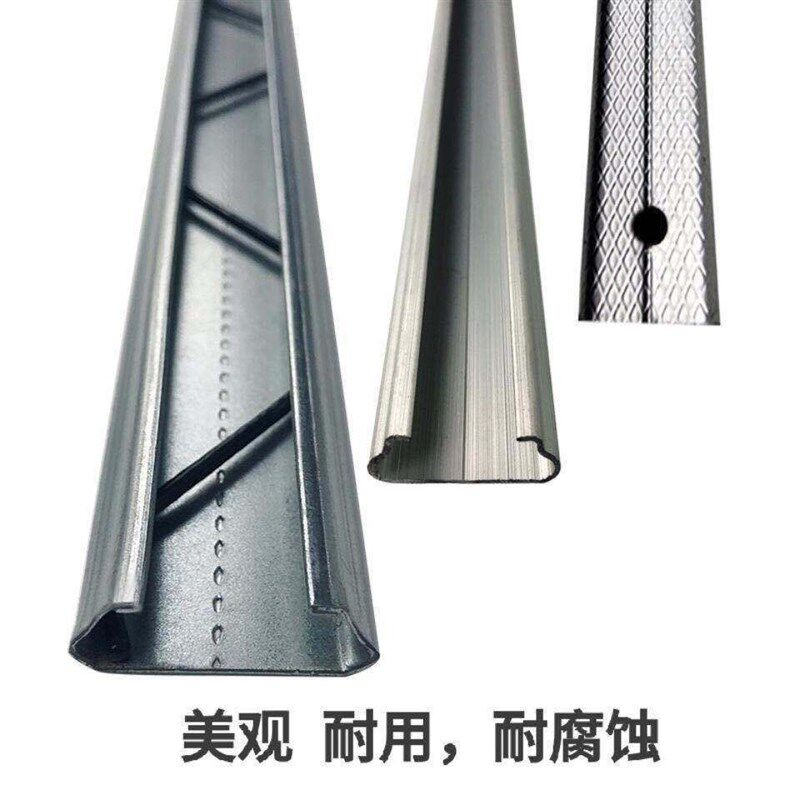 热销大棚卡槽卡簧配件热镀锌铝合金纳米防风压膜槽燕尾槽加厚卡槽