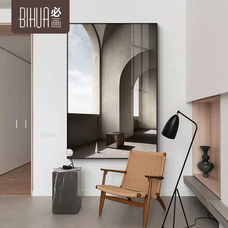 热销大幅客厅装饰画现代简约抽象画高清酒店民宿宾馆走廊壁画玄关