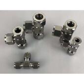 头14304卡中间通卡套接 热销套三128三通16 接头不锈钢6