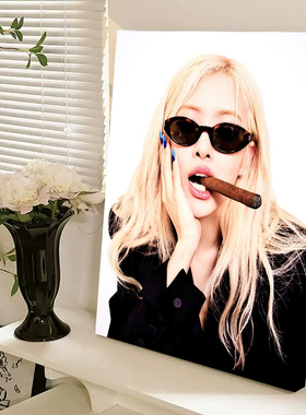 rose朴彩英海报装饰画BLACKPINK房间宿舍挂画明星周边床头无框画