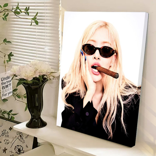 rose朴彩英海报装饰画BLACKPINK房间宿舍挂画明星周边床头无框画