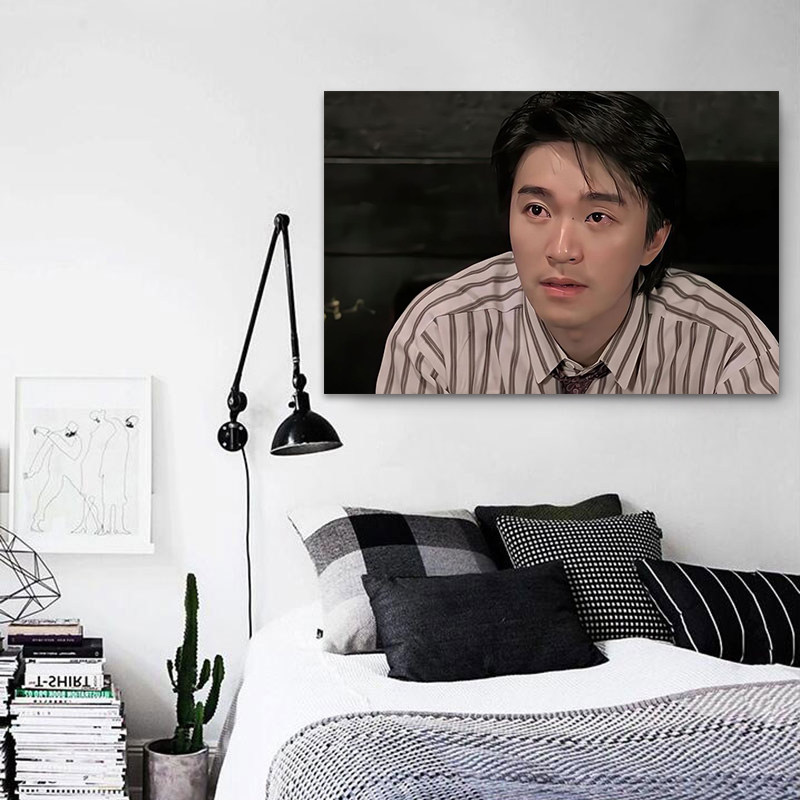 周星驰香港明星海报装饰画卧室房现代装饰画